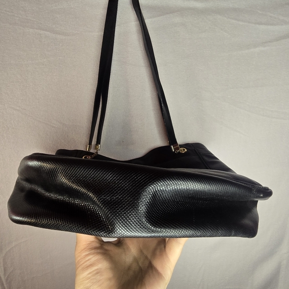 Bottega Veneta Marco Polo Bucket Shoulder Bag Black Leather Gold Hardware Tote - Picture 7 of 10